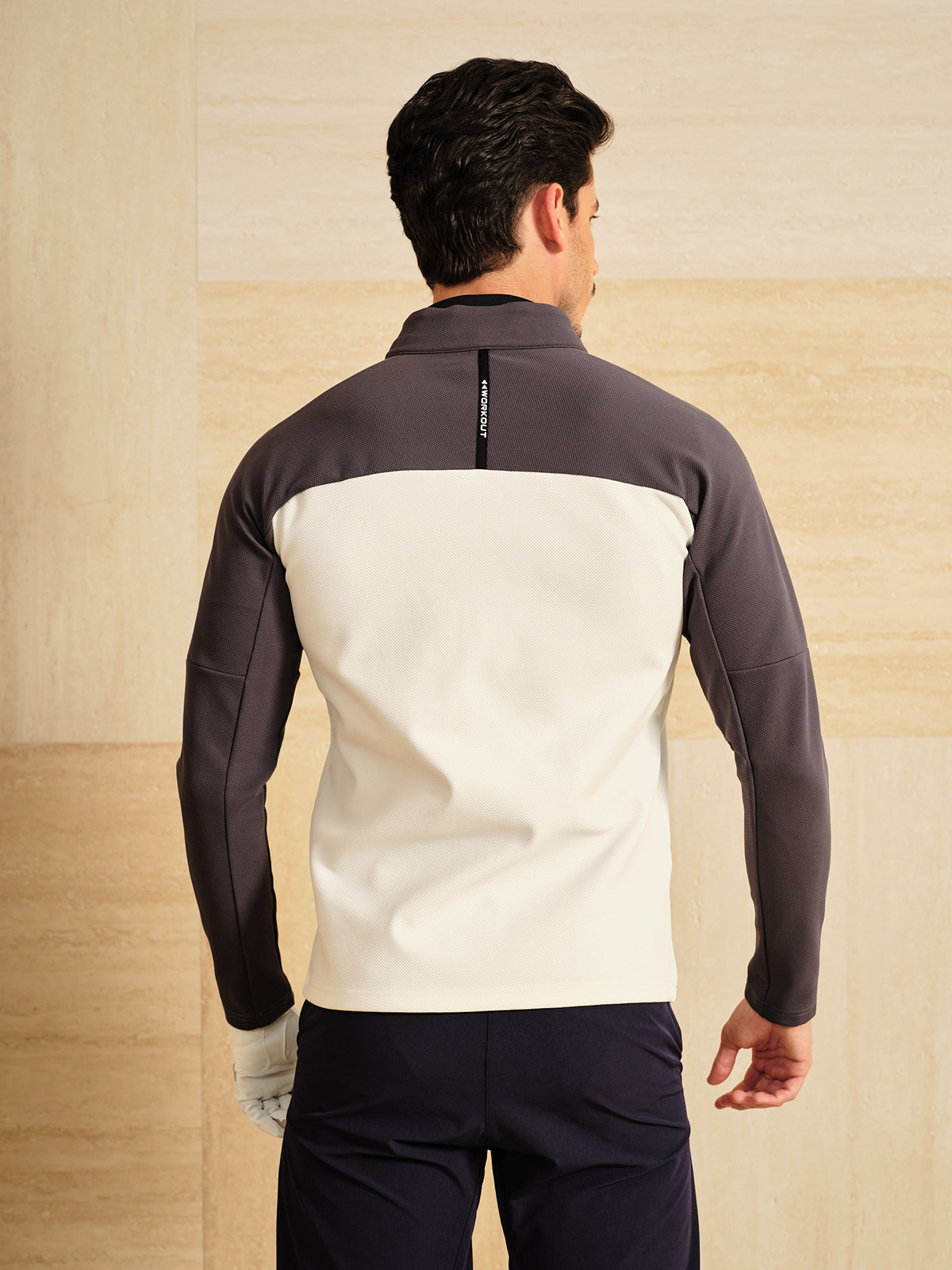 More Than Basic Men's Golf Full Zip Pocket Jacket