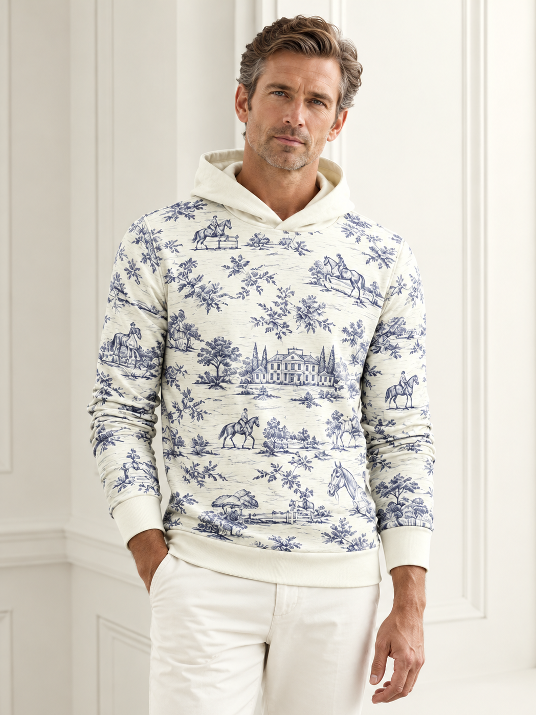 Equestrian Heritage Men's Golf Hooded Sweatshirt