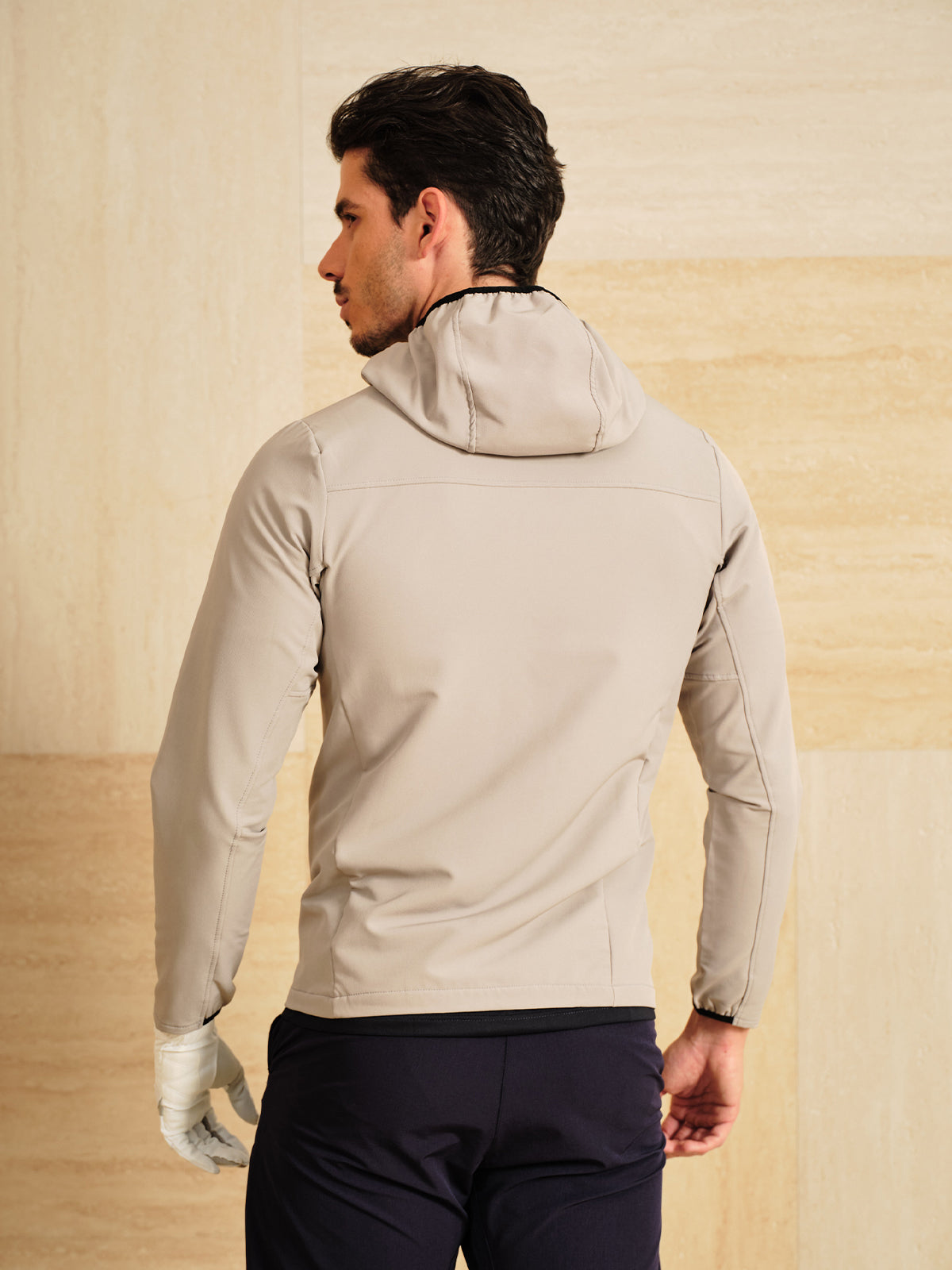 More Than Basic Men's Golf Full Zip Pocket Jacket