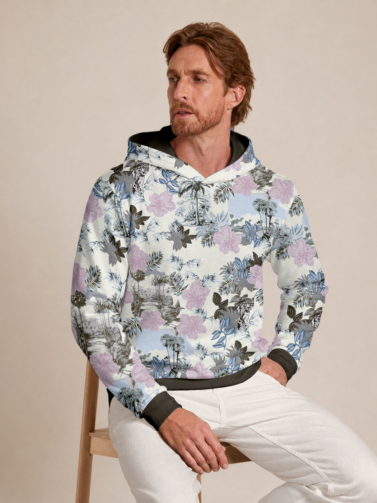 Botanical Energy Men's Golf Hooded Sweatshirt