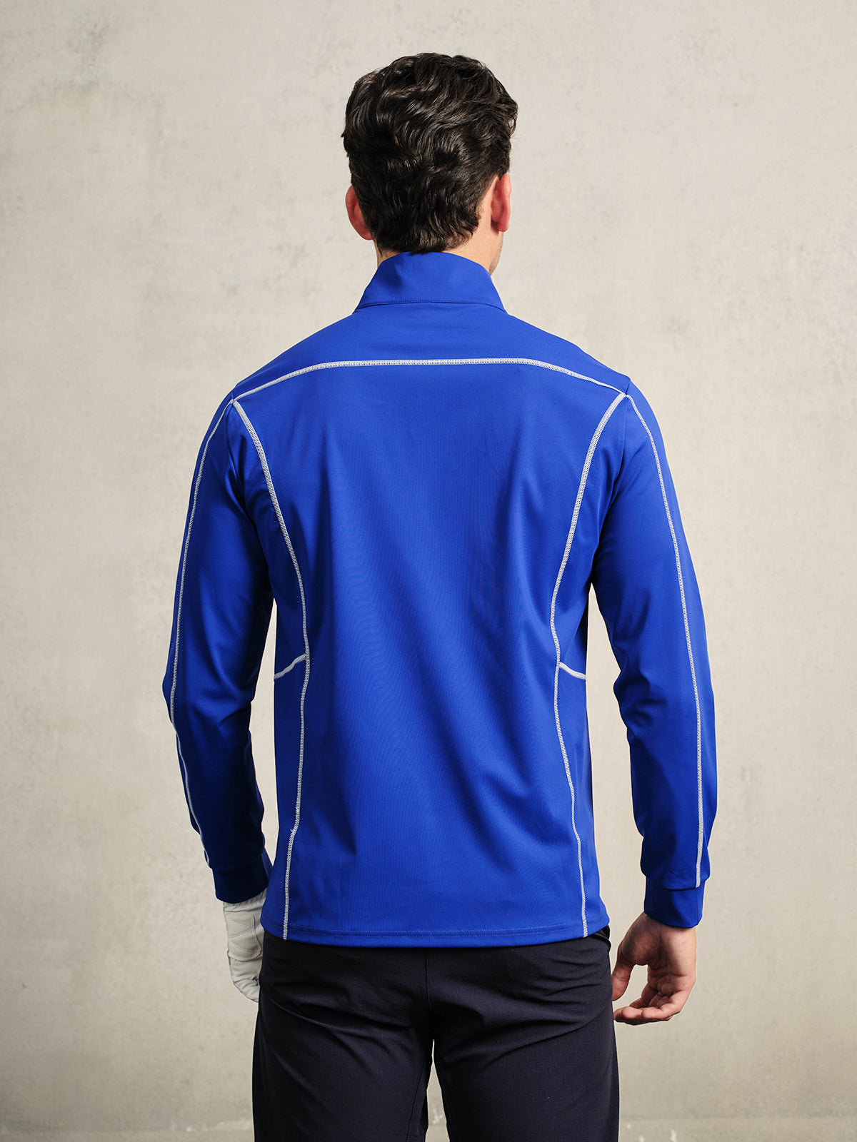 More Than Basic Men's Golf Shirt Quarterzip UPF50+