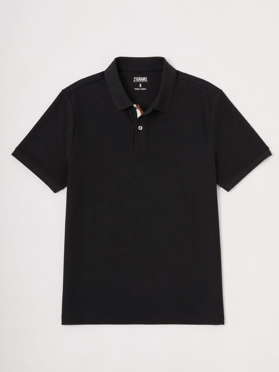 PearlTex Men's Piqué Cotton-Linen-Silk Polo Top