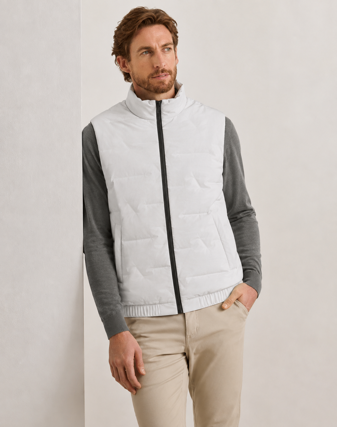 Men's Quilted Puffer Down Vest