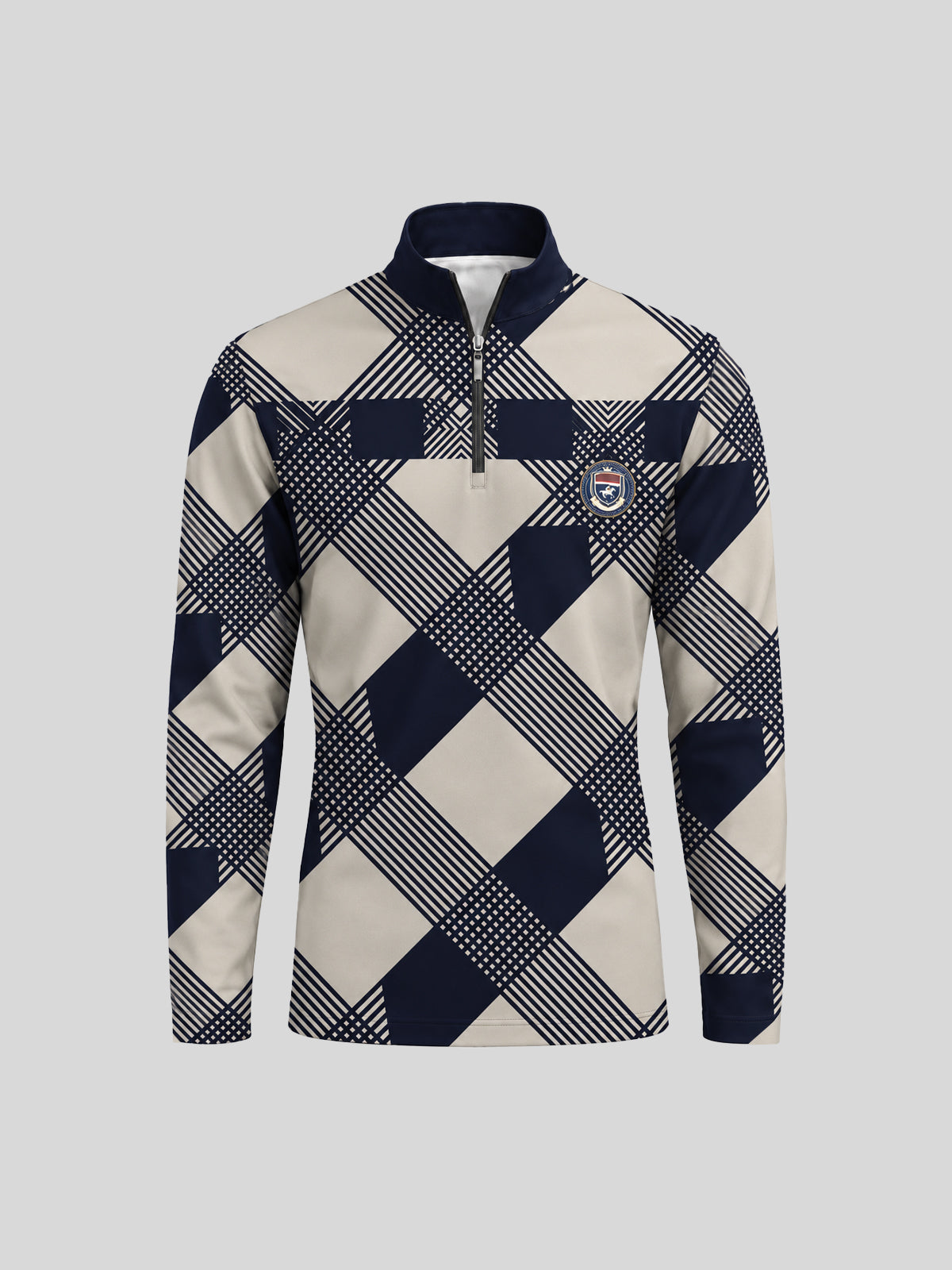 Equestrian Heritage Men's Lightweight Golf Shirt Quarterzip UPF50+