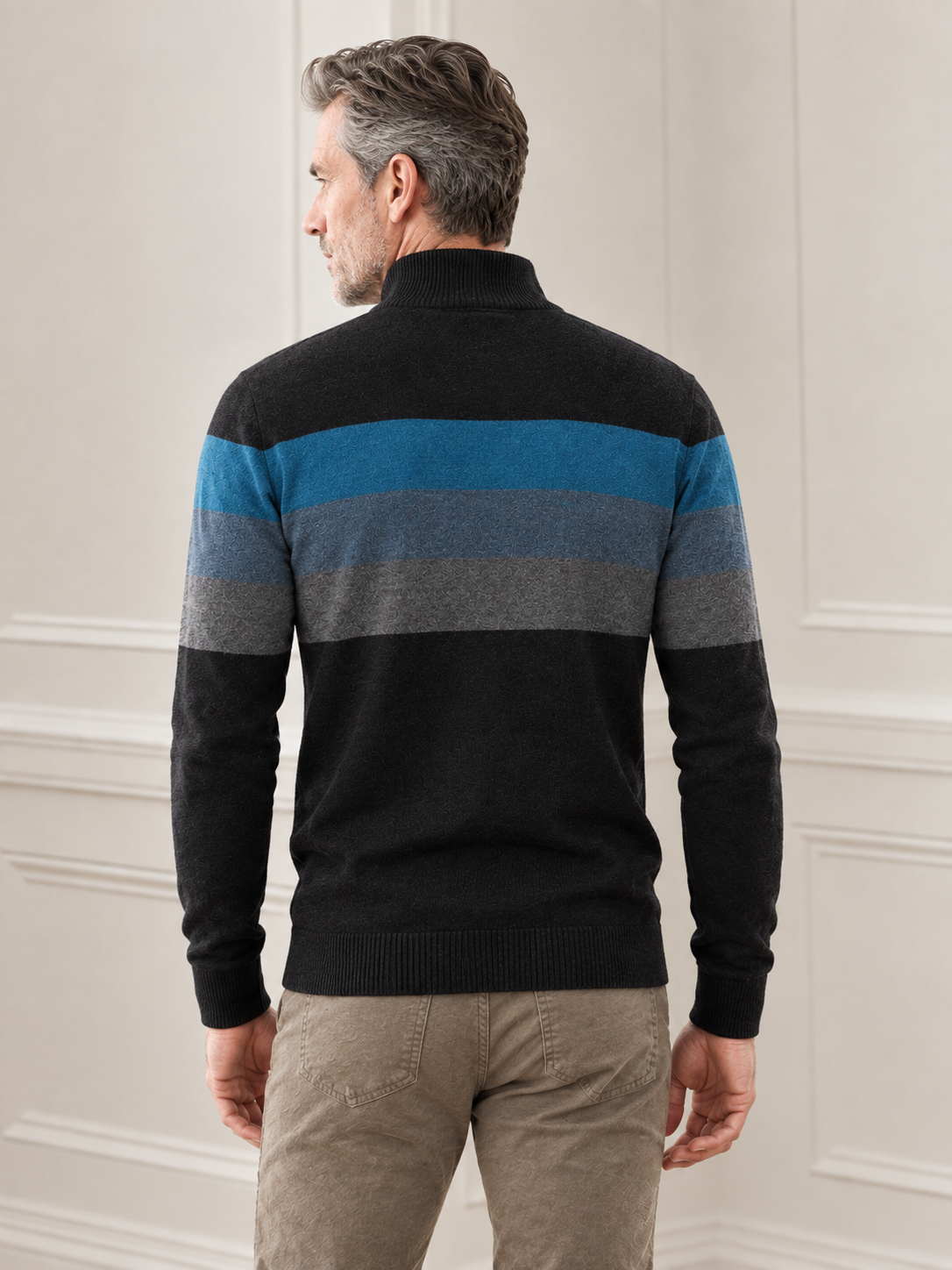 Maglione da Golf Uomo a Mezza Zip Più di Semplice
