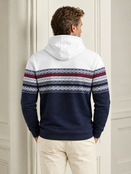 Playful Nautical Men's Golf Hooded Sweatshirt