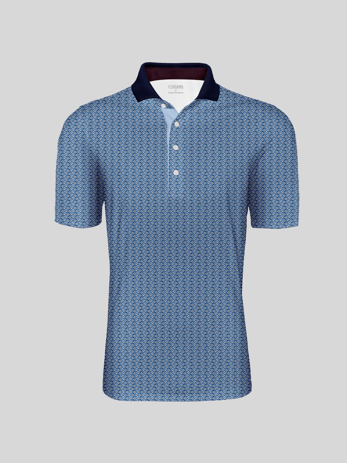 Playful Nautical Men's Polo Top UPF50+