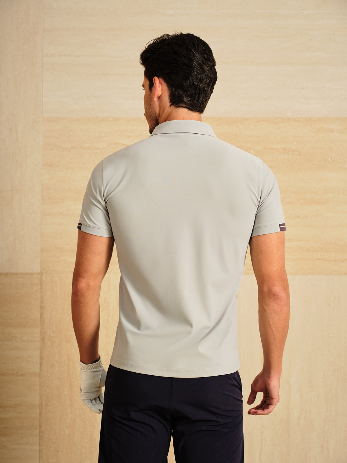 More Than Basic Men's Golf Shirt Quarterzip UPF50+
