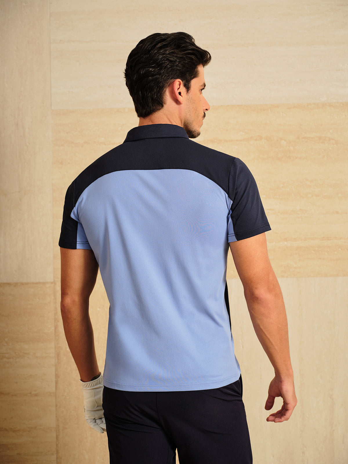 More Than Basic Men's Golf Shirt Quarterzip UPF50+