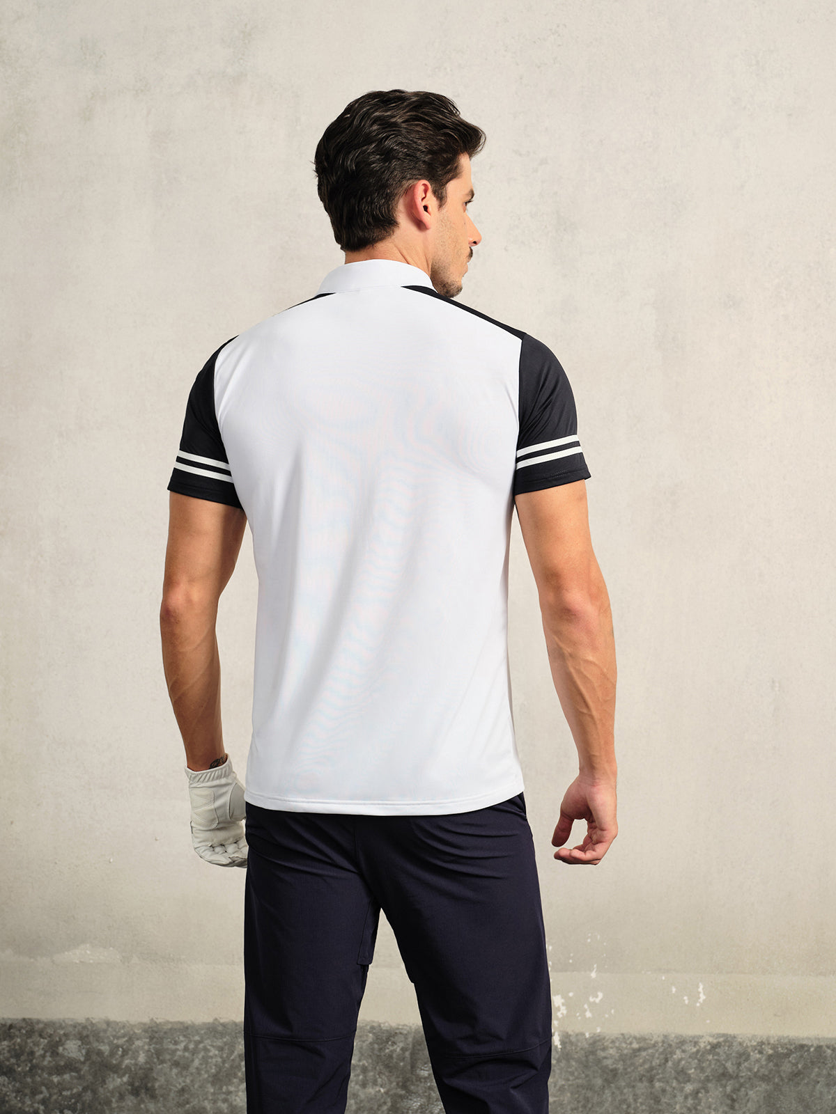 More Than Basic Men's Golf Shirt Quarterzip UPF50+