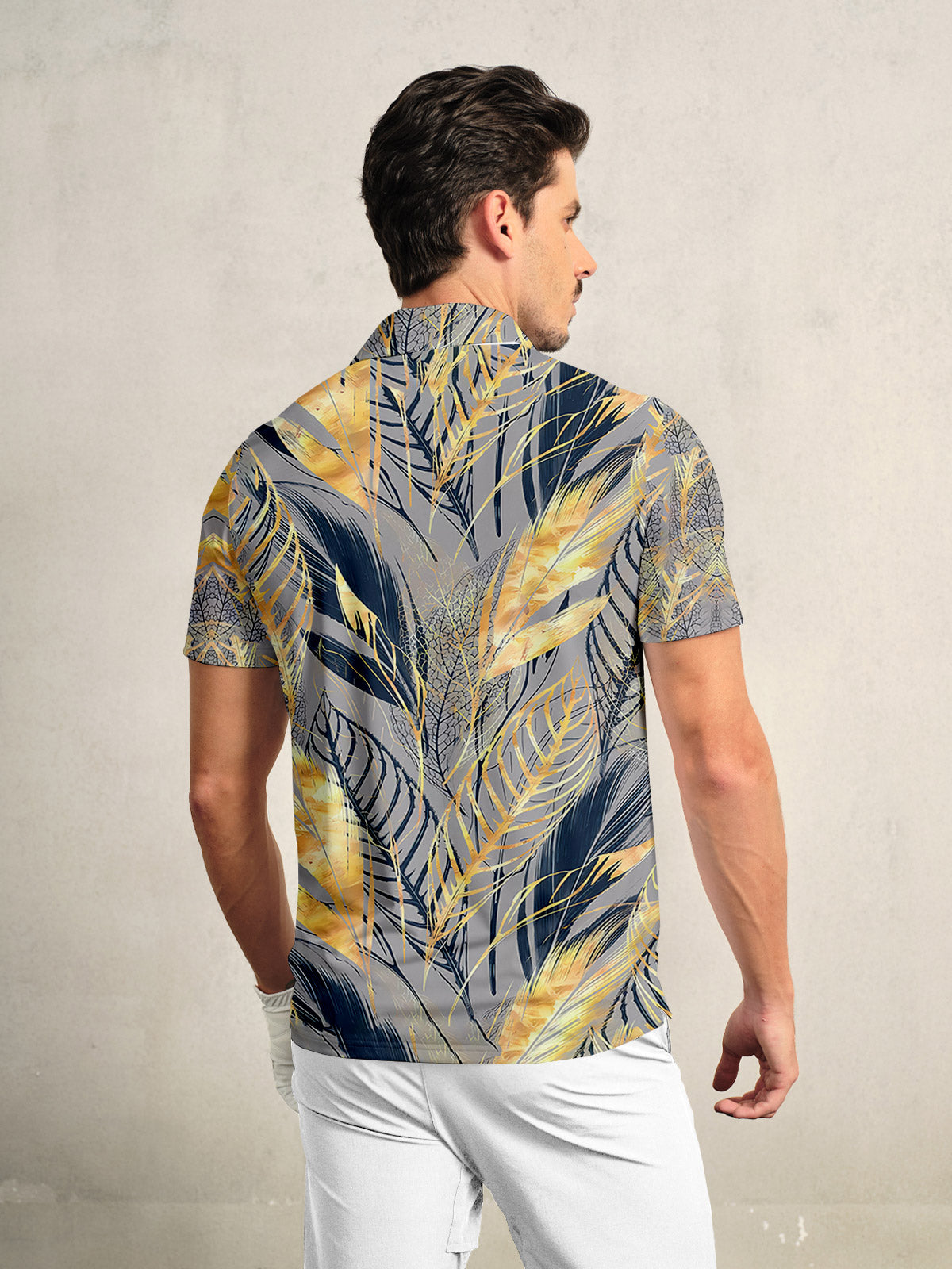Botanical Energy Men's Polo Top UPF50+
