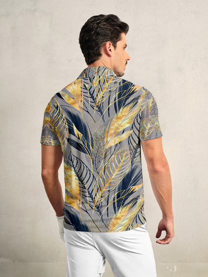 Botanical Energy Men's Polo Top UPF50+