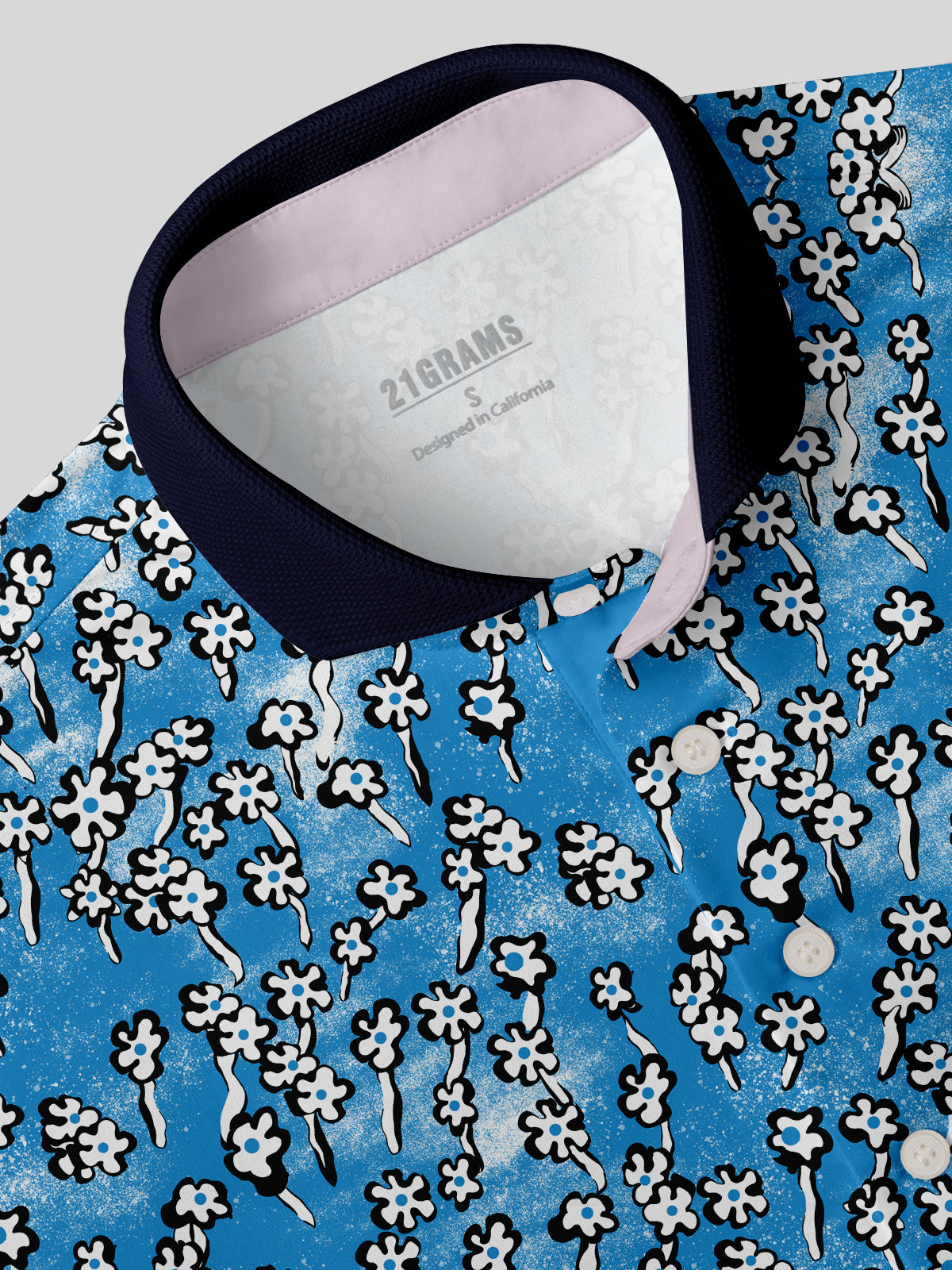 Botanical Energy Men's Polo Top UPF50+