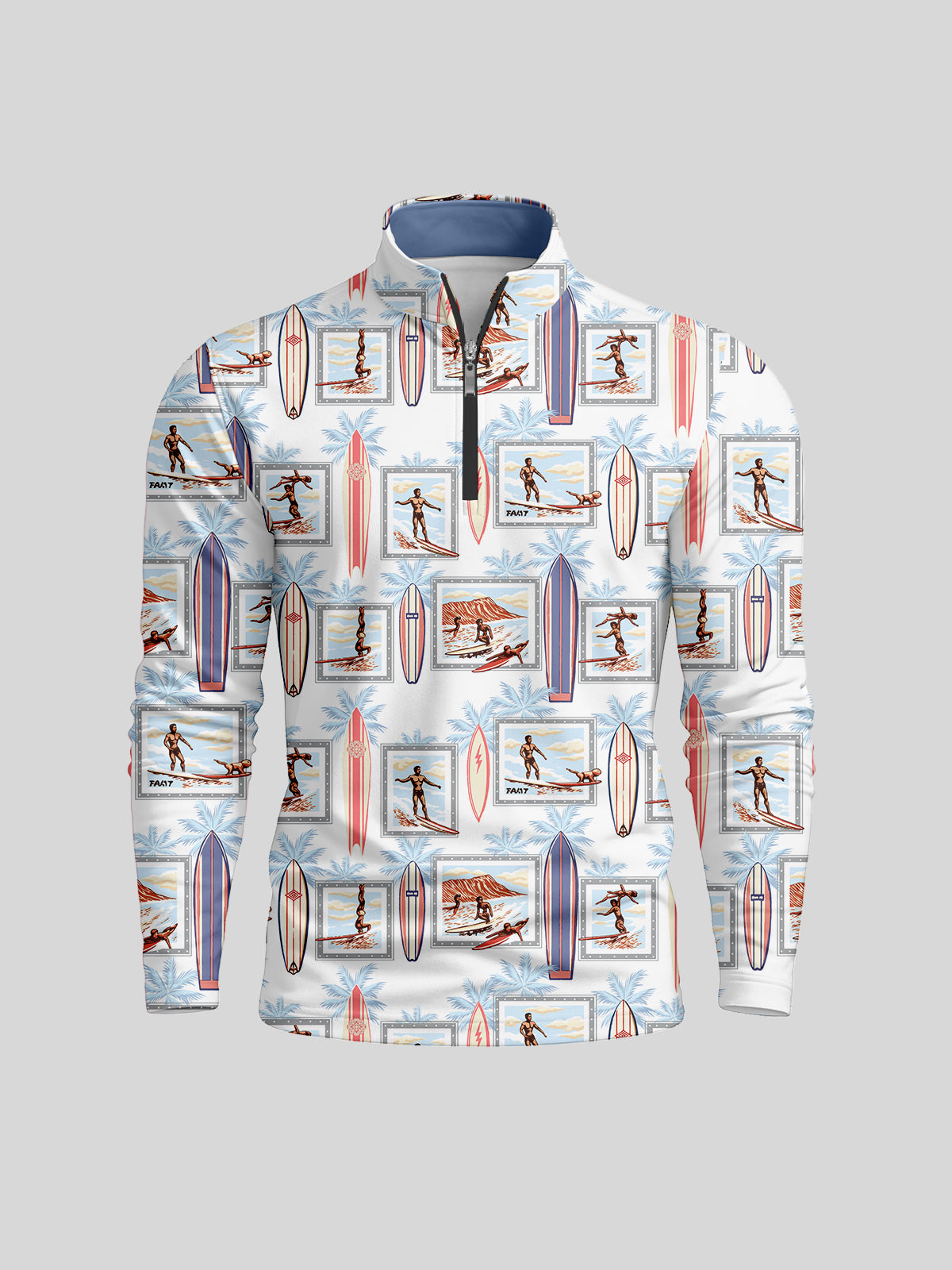 Not So Classic Men's Lightweight Golf Shirt Quarterzip UPF50+