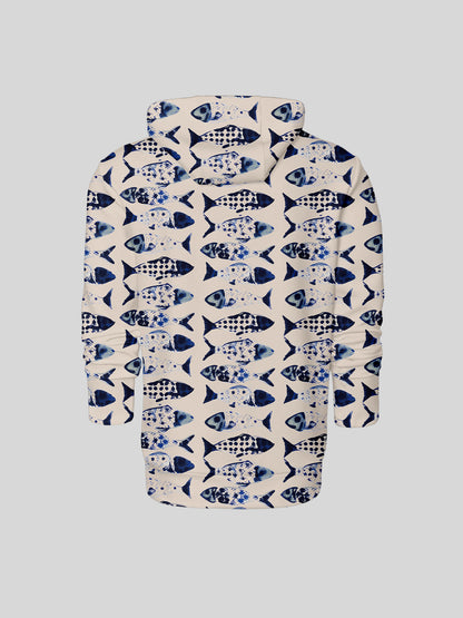 Playful Nautical Men's Golf Hooded Sweatshirt