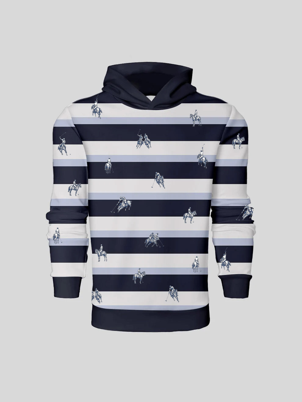 Playful Nautical Men's Golf Hooded Sweatshirt