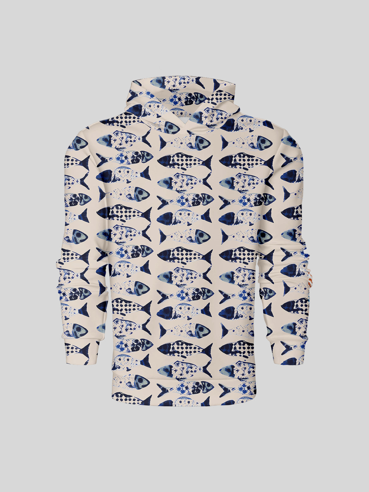 Playful Nautical Men's Golf Hooded Sweatshirt