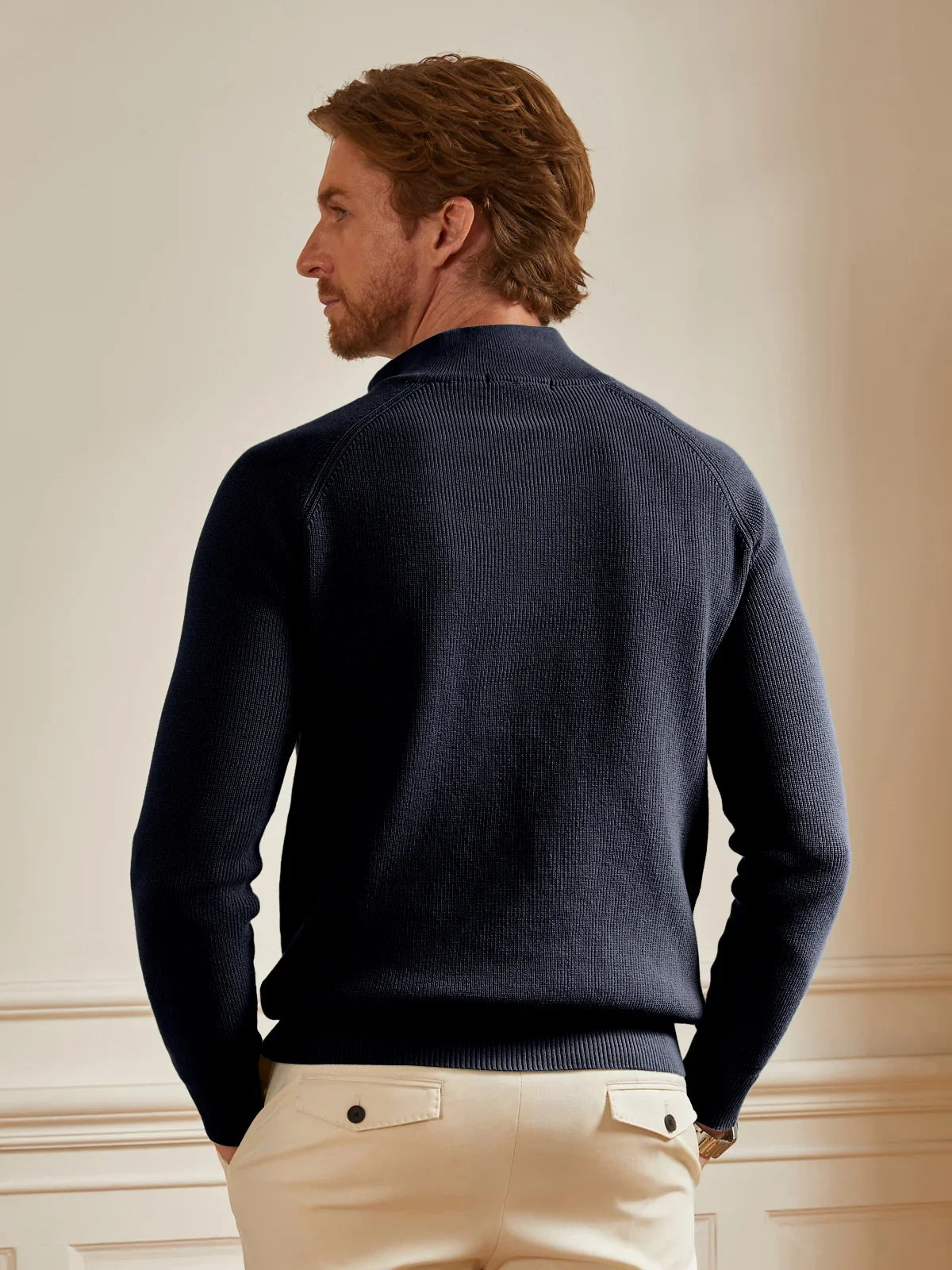 Herren Golf Quarter Zip Pullover „More Than Basic“