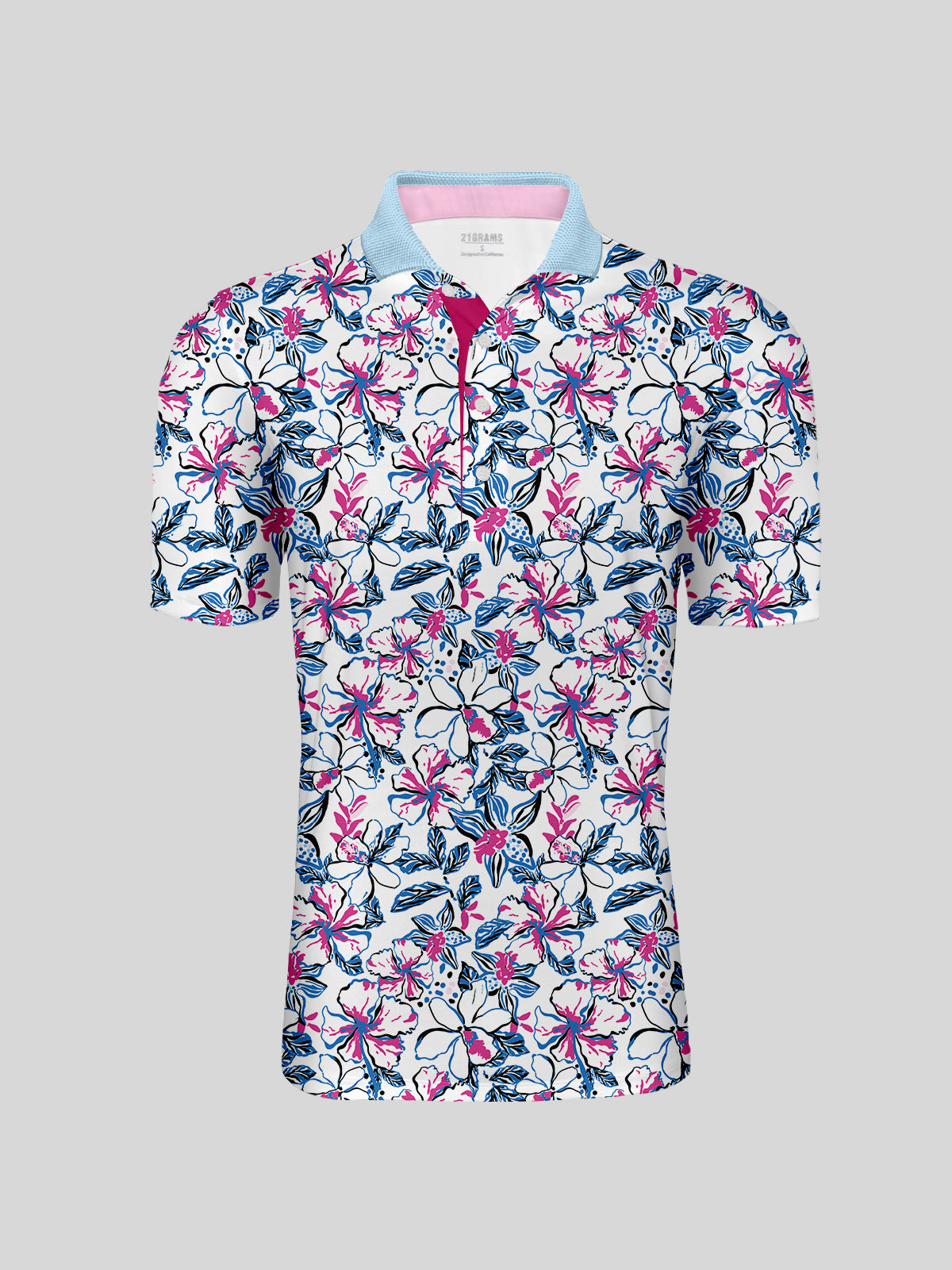 Botanical Energy Men's Polo Top UPF50+