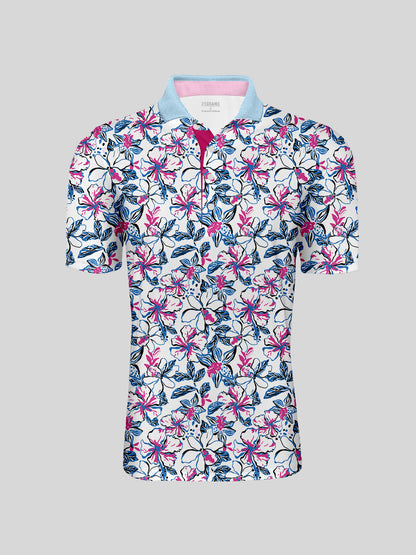 Botanical Energy Men's Polo Top UPF50+
