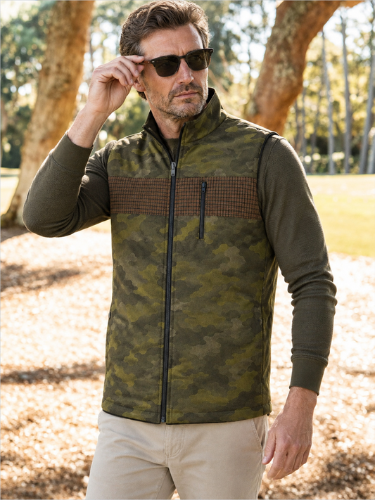 Inked Skins Men's Camo Lightweight Vest