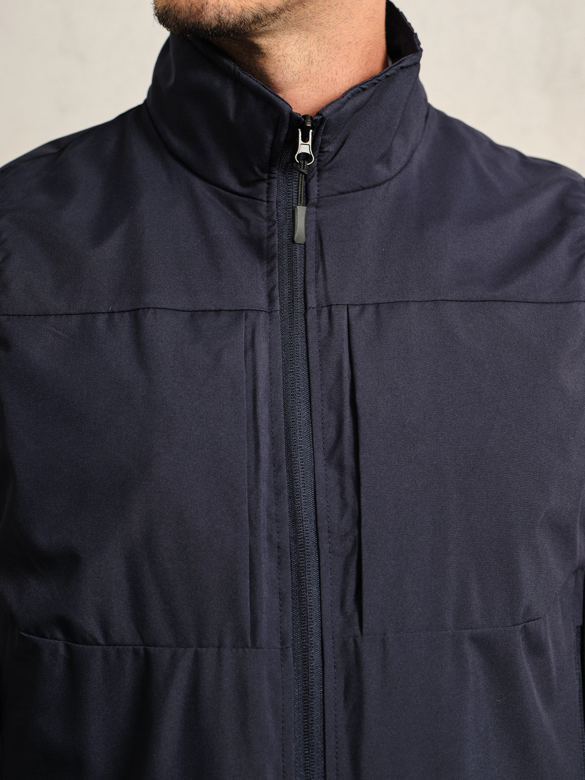 More Than Basic Men's Golf Full Zip Pocket Vest