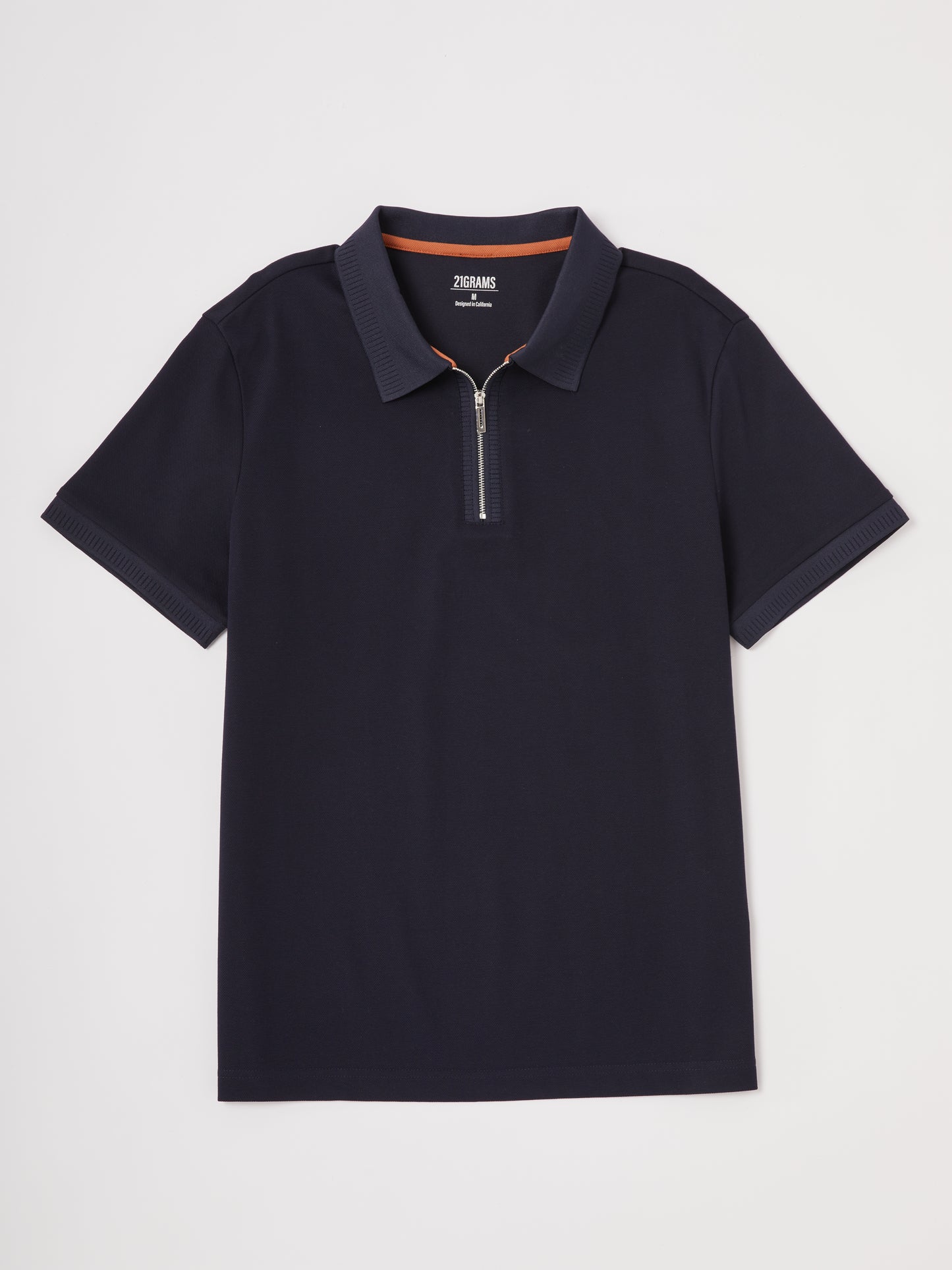 PearlTex Men's Cotton-Silk Blend Golf Shirt Quarterzip
