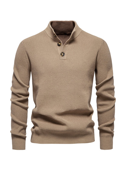 More Than Basic Men's Golf Quarter Zip Sweater