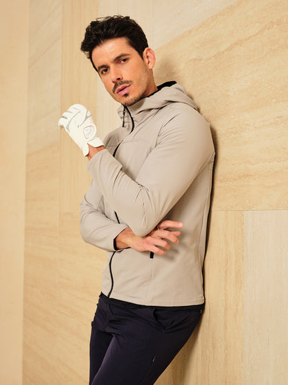 More Than Basic Men's Golf Full Zip Pocket Jacket
