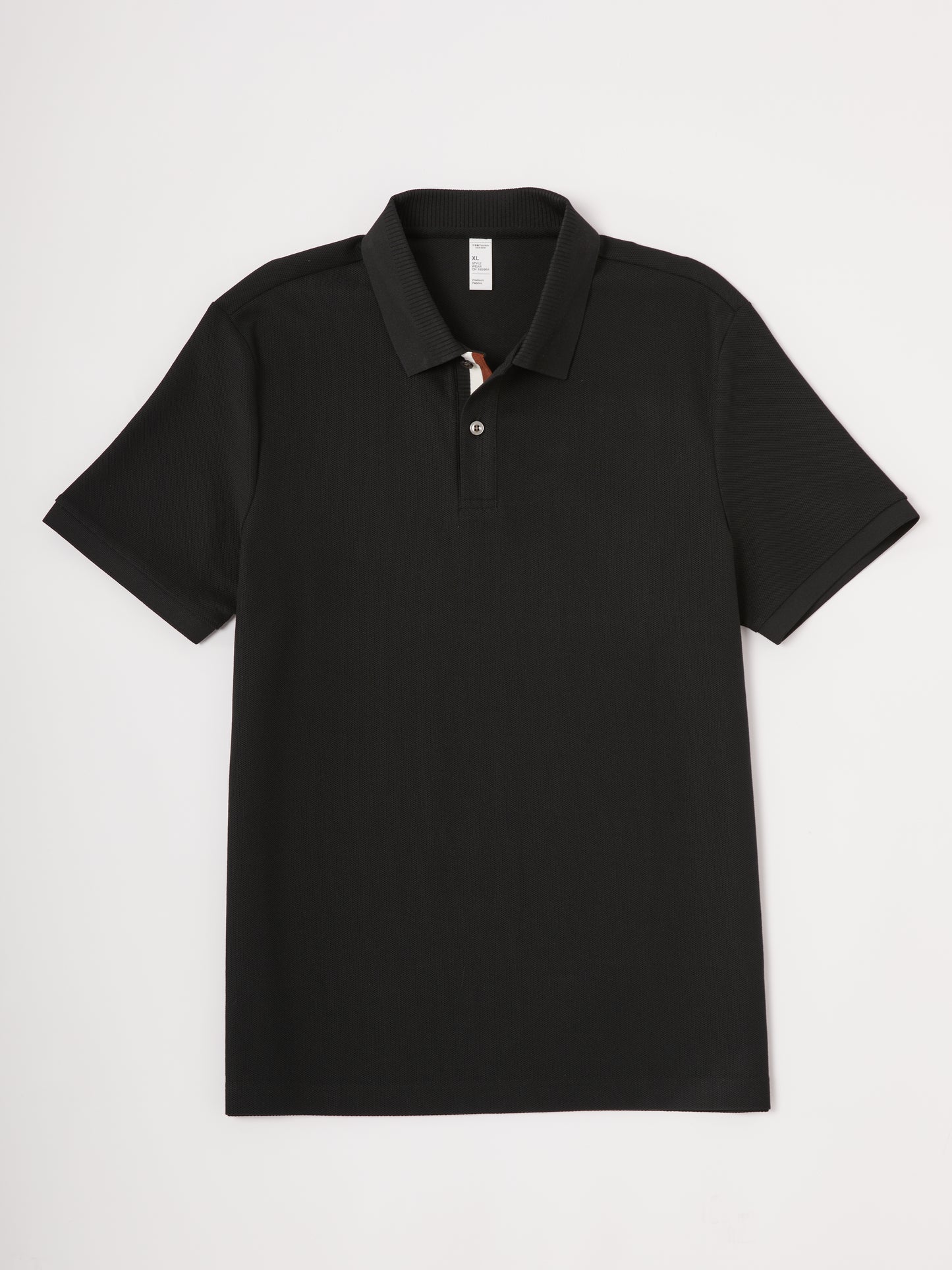 PearlTex Men's Cotton-Linen-Silk Polo Top