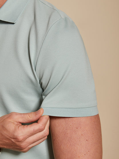 NudeMod Men's Cotton-Modal Polo Top