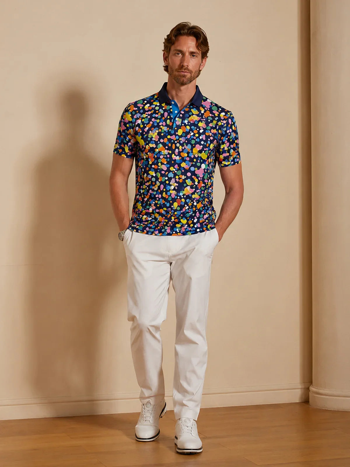 Polo Hyper-prep col côtelé homme UPF50+