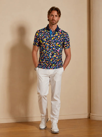 Polo Hyper-prep col côtelé homme UPF50+