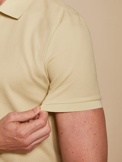 NudeMod Men's Cotton-Modal Polo Top