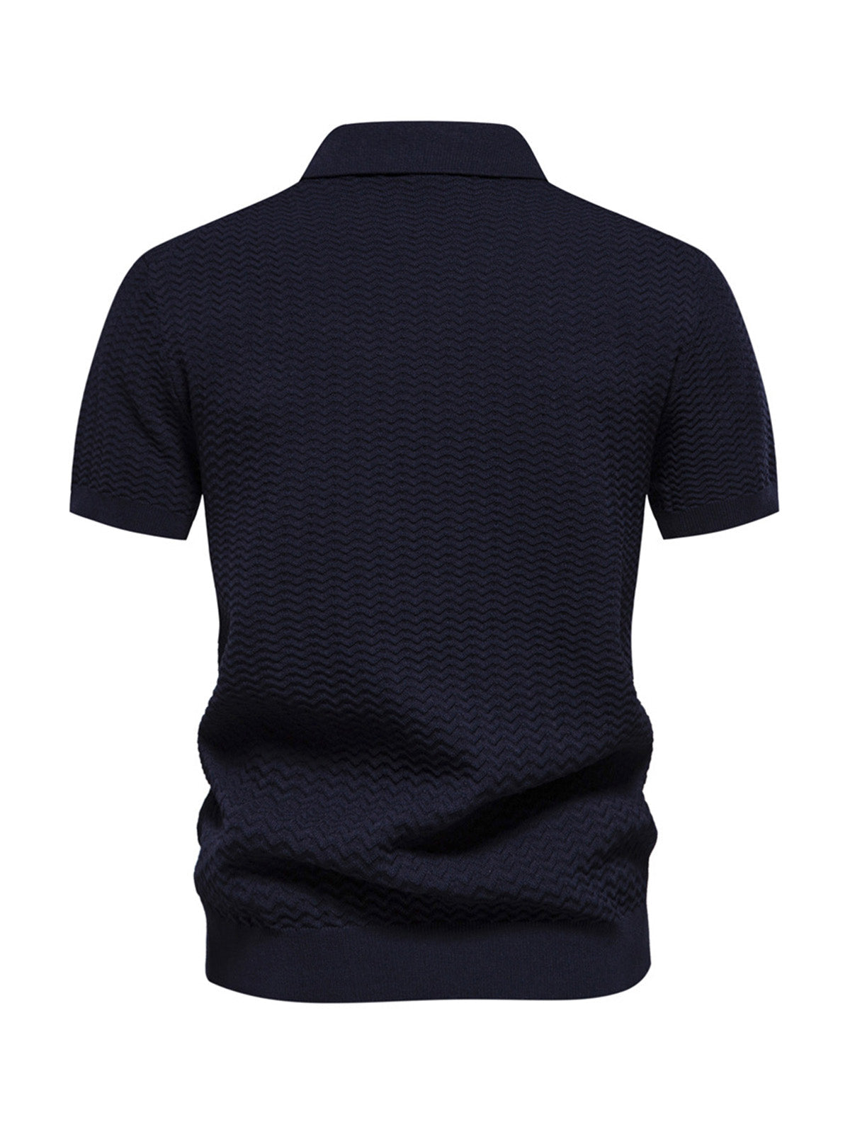 More Than Basic Knit Golf Shirt Quarterzip