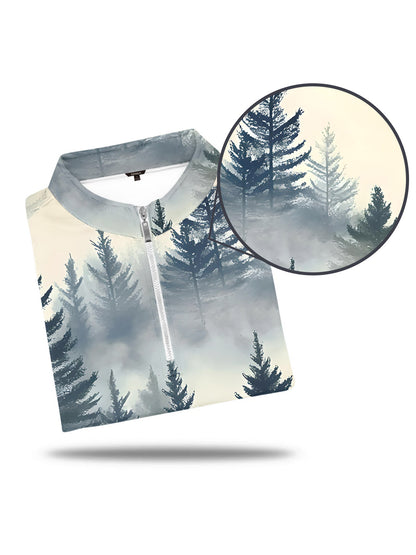 Inked Skins Men's Golf Shirt Quarterzip UPF50+