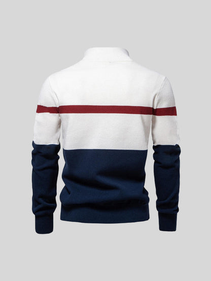 More Than Basic Men's Midweight Golf Quarter Zip Sweater