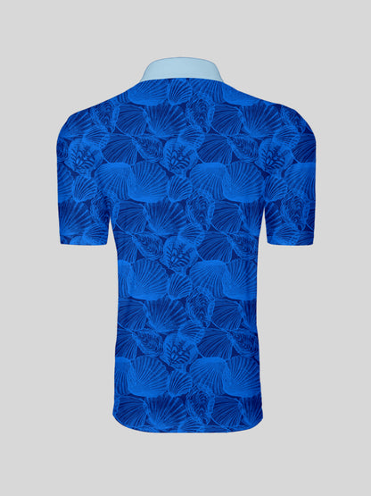 Playful Nautical Men's Polo Top UPF50+