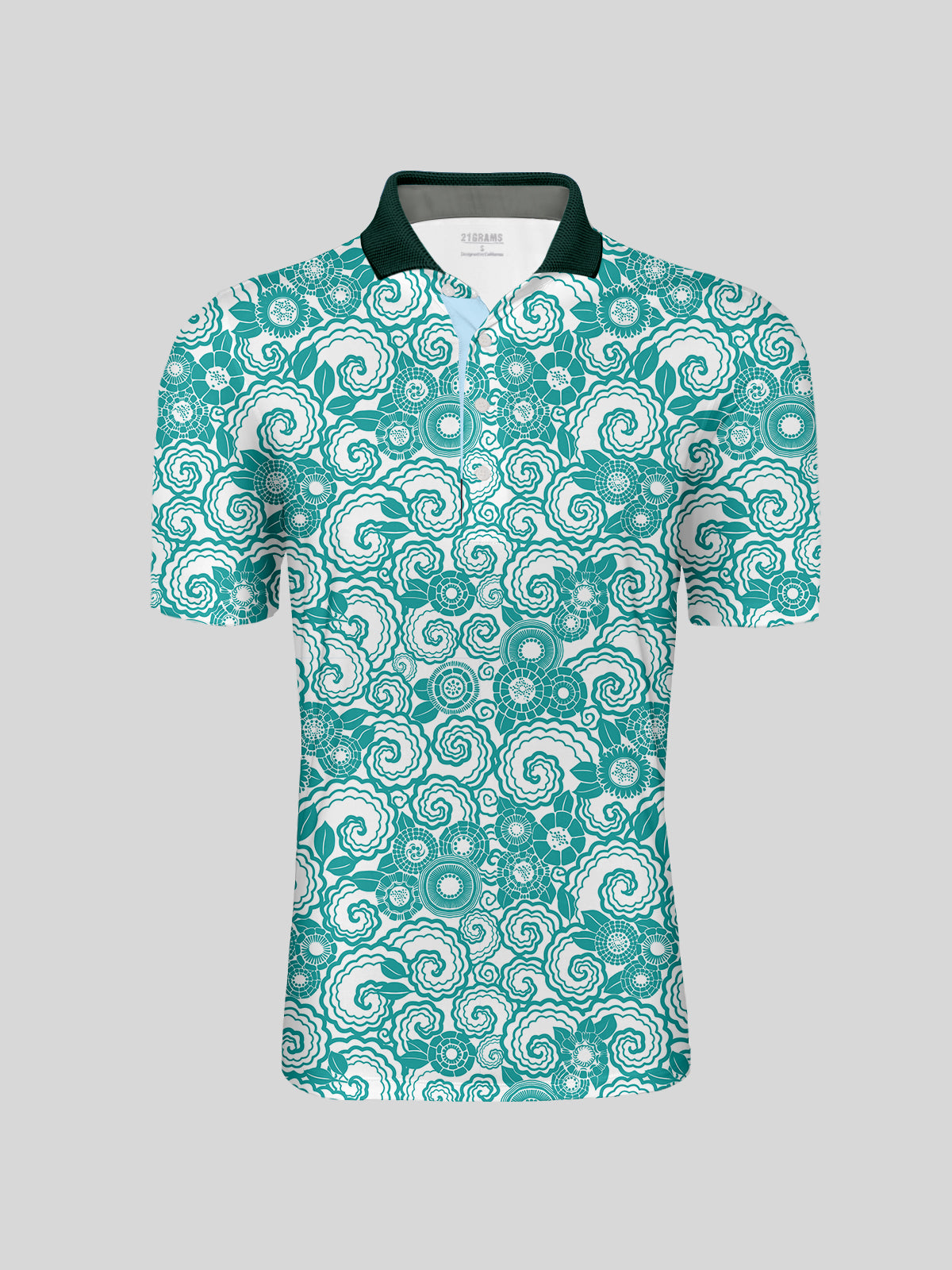 Botanical Energy Men's Polo Top UPF50+