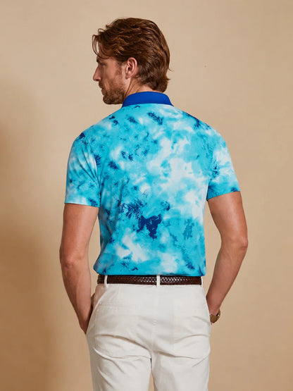 Inked Skins Maglia polo da uomo con collo a coste UPF50+