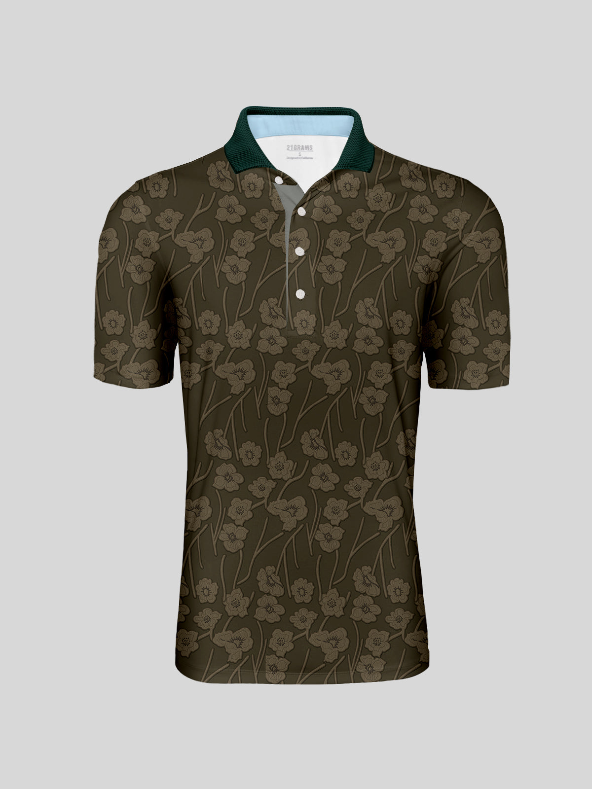 Botanical Energy Men's Polo Top UPF50+