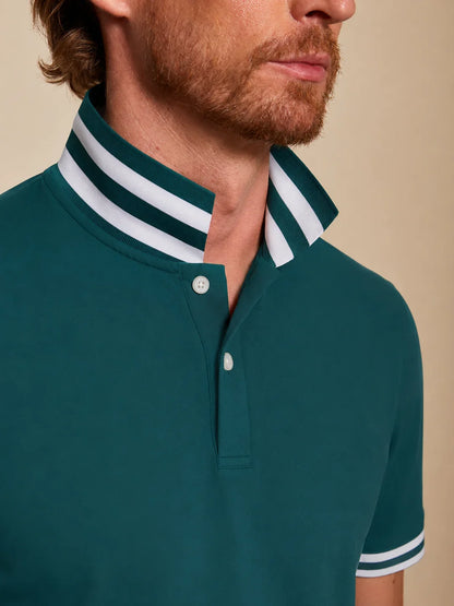 Navycore Camisa polo para hombre UPF50+