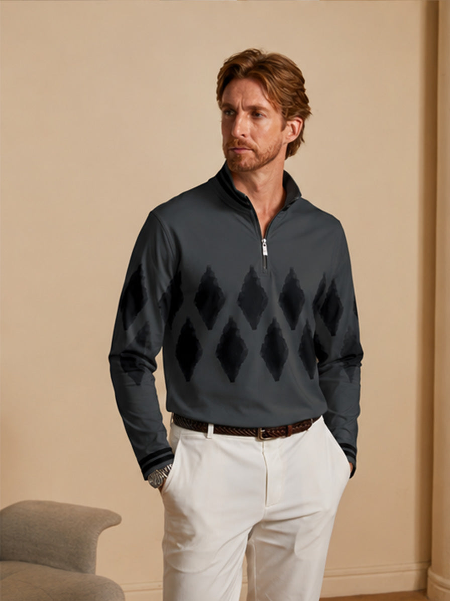 Not So Classic Men's Golf Shirt Quarterzip UPF50+