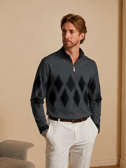 Not So Classic Men's Golf Shirt Quarterzip UPF50+