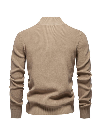 More Than Basic Men's Golf Quarter Zip Sweater