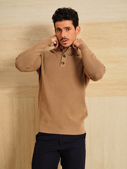 More Than Basic Men's Golf Quarter Zip Sweater
