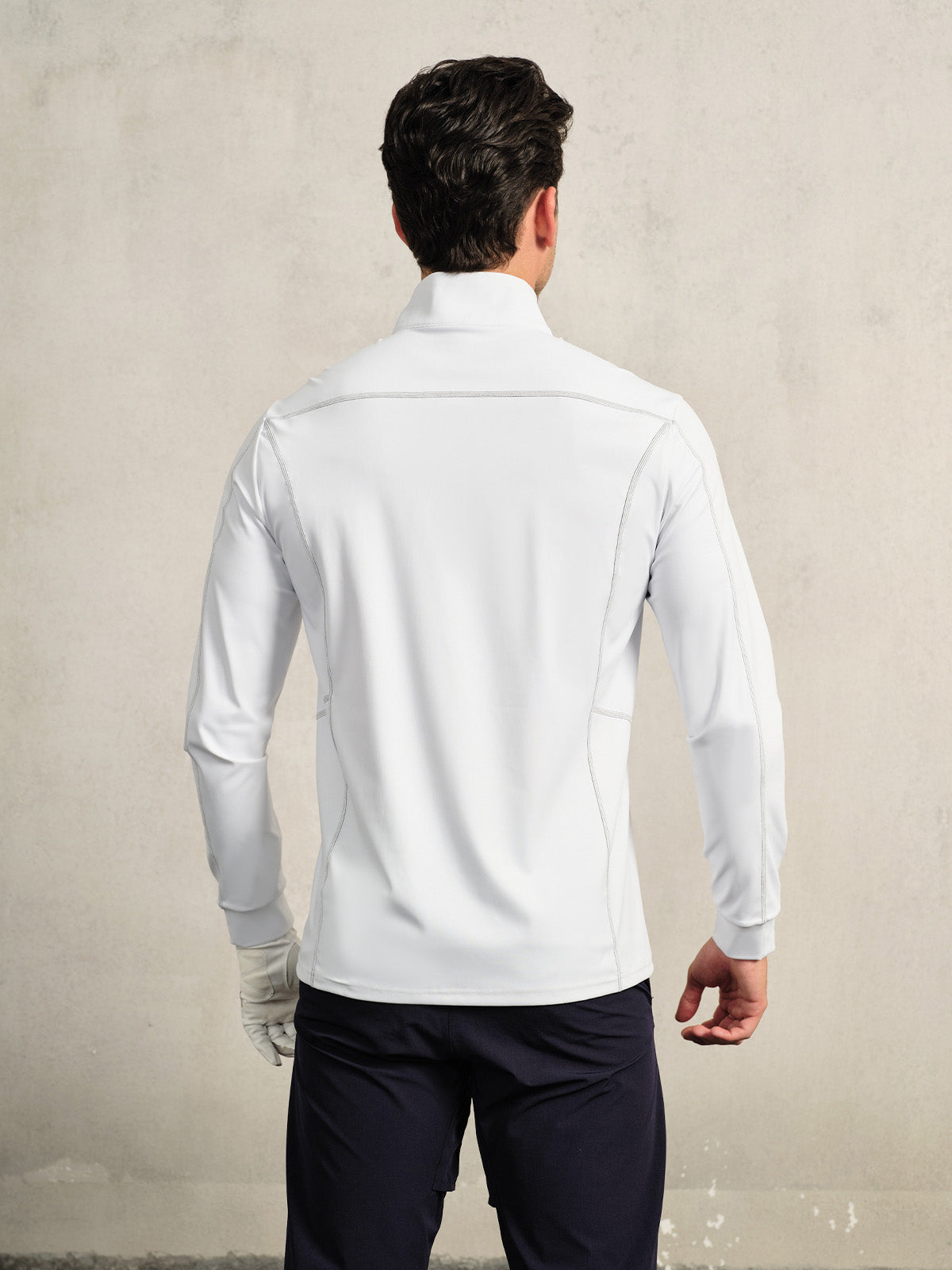 More Than Basic Men's Golf Shirt Quarterzip UPF50+