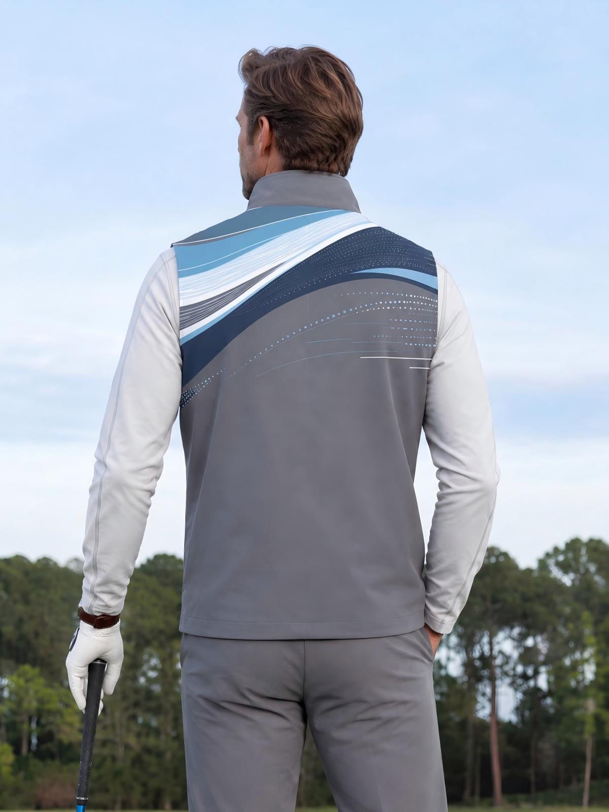 Air Brush Men's Full-Zip Lightweight Vest