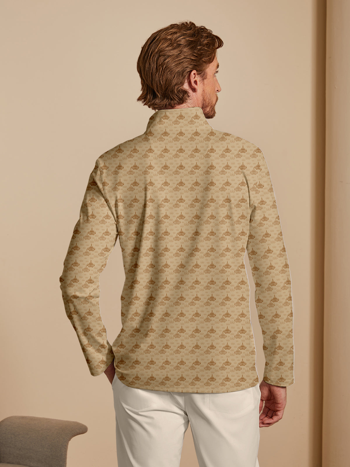 Not So Classic Men's Lightweight Golf Shirt Quarterzip UPF50+