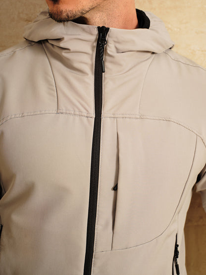 More Than Basic Men's Golf Full Zip Pocket Jacket